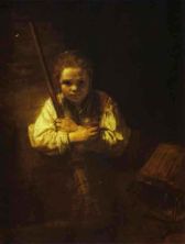 Haga click para ver la imagen ampliada a girl with a broom.jpg